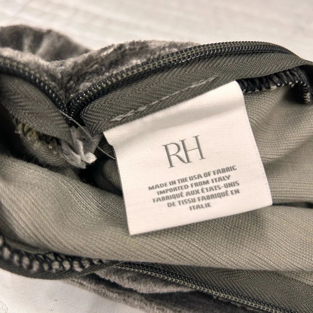 Restoration Hardware  Italian Velvet pillow cases